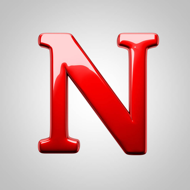 прописная красная буква N
 - Фото, изображение