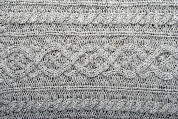 Textúra szürke pulóver - Fotó, kép