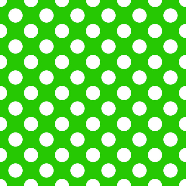 Green Polka Dot Seamless Paper Pattern - Photo, Image