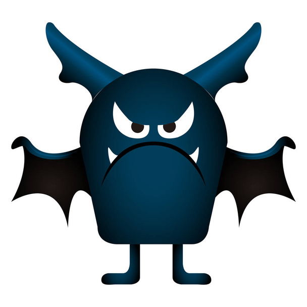 Isolated bat icon - Vektor, obrázek