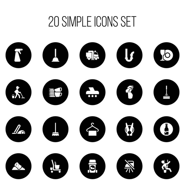 Set di 20 icone igieniche modificabili. Include simboli come Peg, tubo di scarico, Exhauster e altro ancora. Può essere utilizzato per la progettazione web, mobile, UI e infografica
. - Vettoriali, immagini