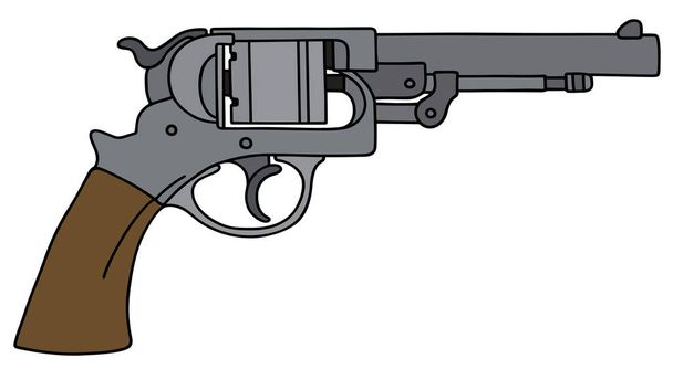 Pistola americana clásica
 - Vector, imagen