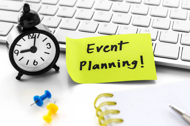 Planejamento de eventos com relógio
 - Foto, Imagem