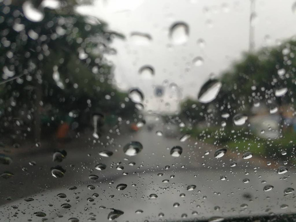 Rain while driving - Photo, Image