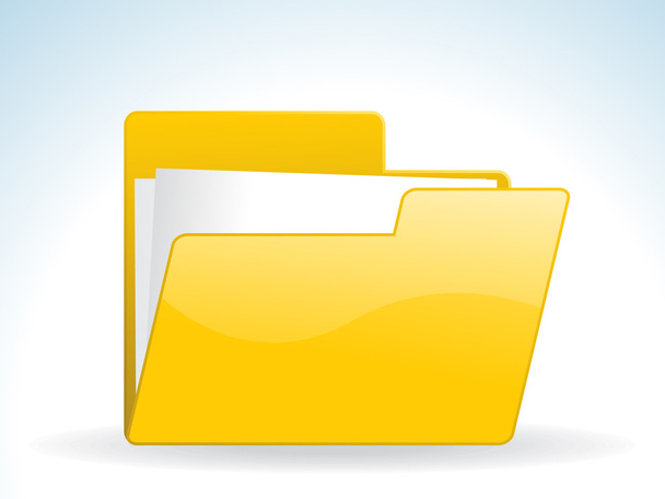 Abstract web folder icon - Vettoriali, immagini