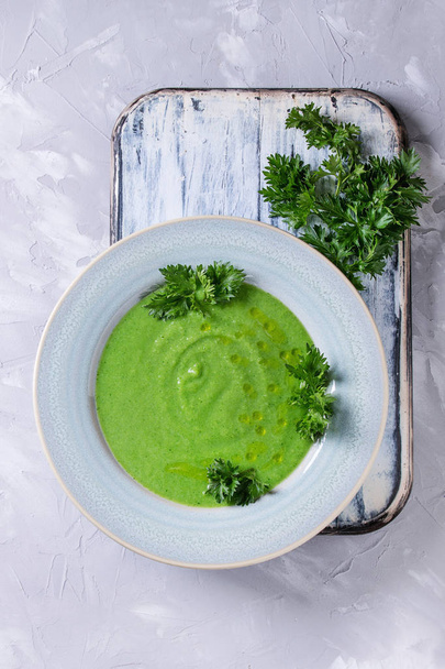 Vegetarian broccoli soup - Zdjęcie, obraz