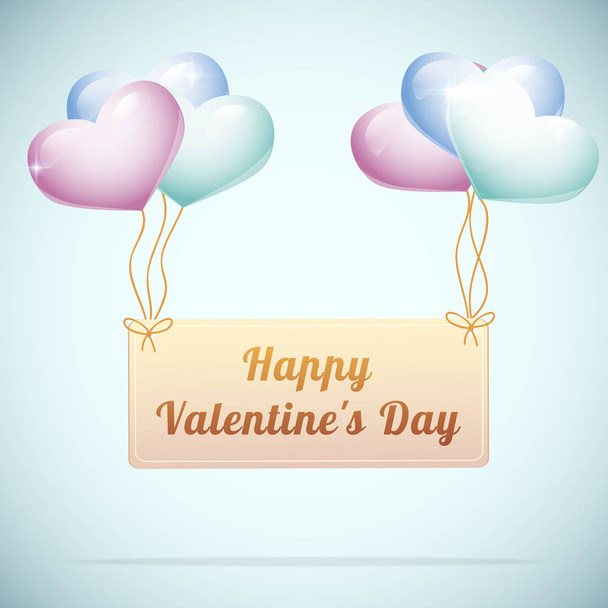 Valentines Day Card - Vektor, Bild