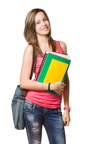Cute young attractive student. - 写真・画像