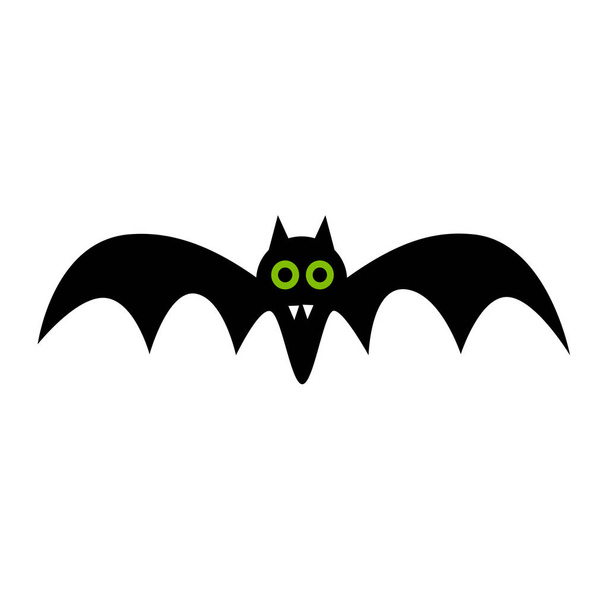Halloween vampire bat icon  - Vector, Image