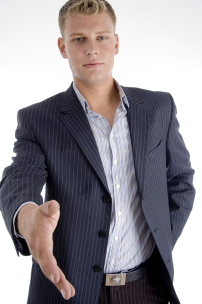 Бізнесмен пропонуючи рукостискання
 - Фото, зображення