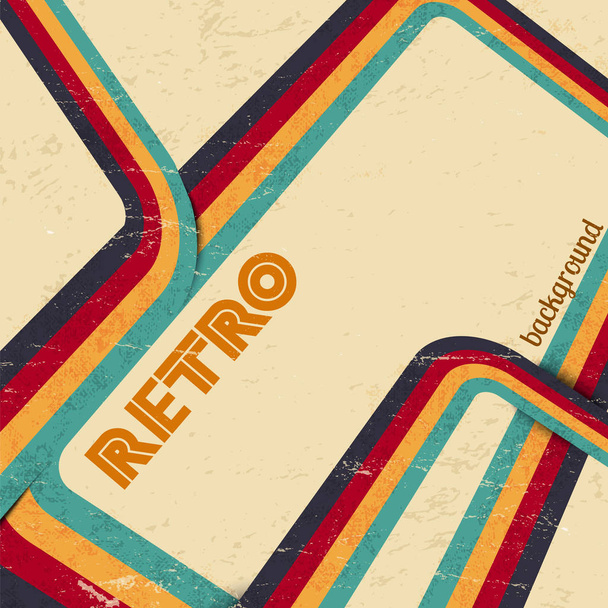 Retro background illustration - Vetor, Imagem