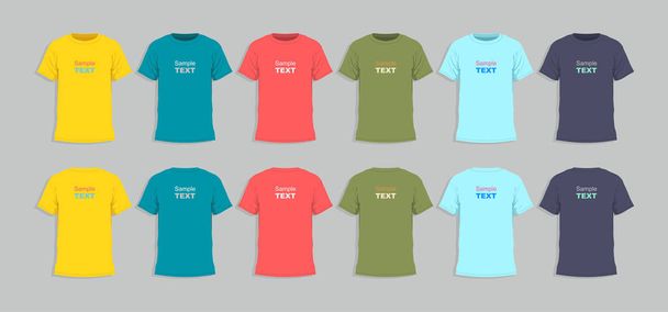 mannen t-shirt ontwerpsjabloon - Vector, afbeelding