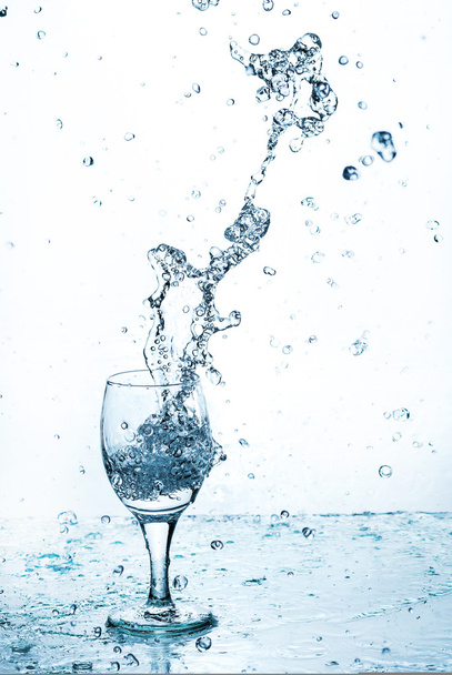 splash Water από γυαλί - Φωτογραφία, εικόνα