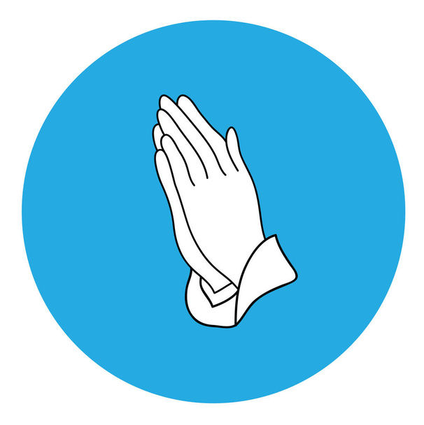 Vetor rezando mãos
 - Vetor, Imagem