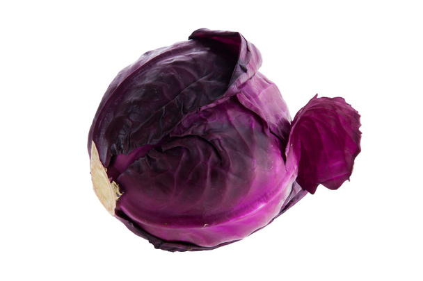 Red cabbage isolated on white - Valokuva, kuva