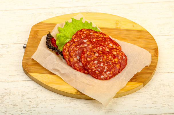 Sliced Chorizo sausage - Photo, Image