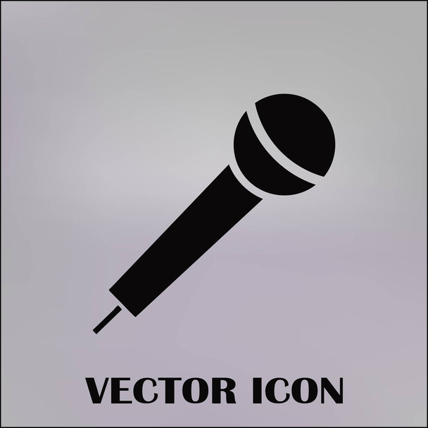 Microphone icon vector, Voice recorder, Interview, karaoke - Vector, Image