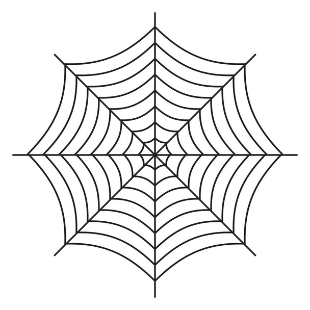 spider web vector symbol icon design. Beautiful illustration iso - Vector, Image