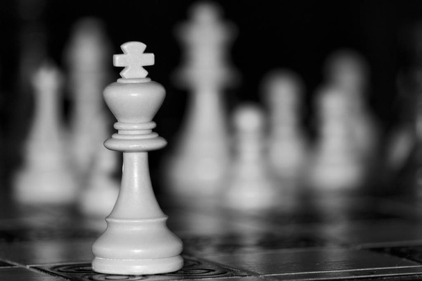 Chess photographed on a chess board - Fotó, kép