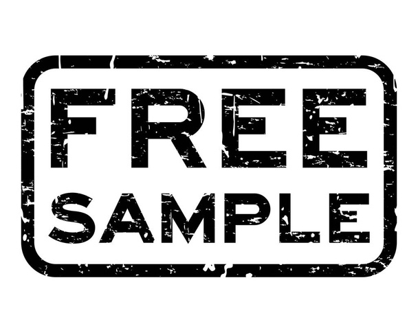 Grunge fekete ingyenes minta négyzet gumi tömítés fehér háttér bélyegző - Vektor, kép