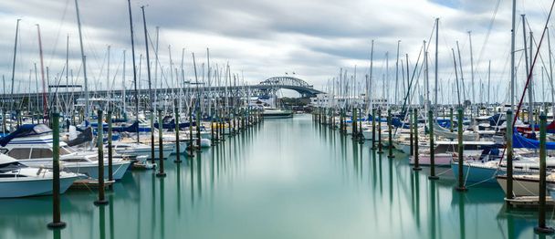 Auckland Harbour Bridge in Auckland, New Zealand - Photo, Image
