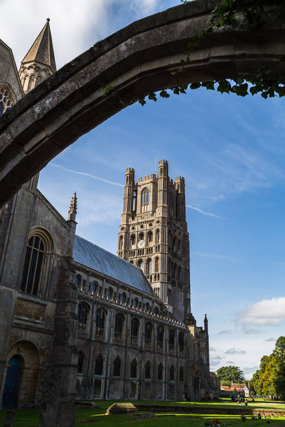 Ely Cathedral through an archway - Photo, Image