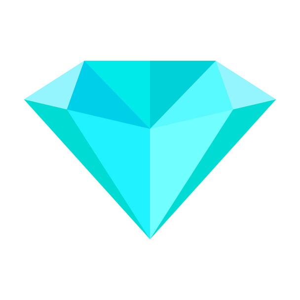 Einfaches Diamant-Symbol - Vektor, Bild