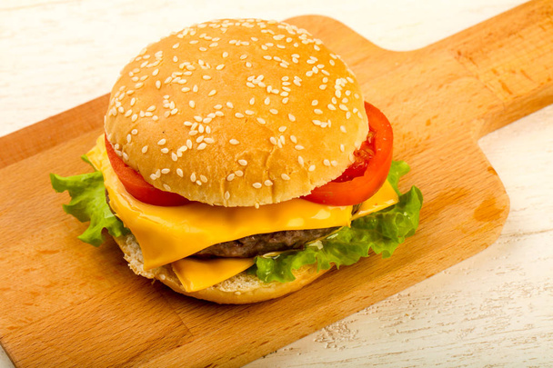 Νόστιμο Burger με τυρί - Φωτογραφία, εικόνα