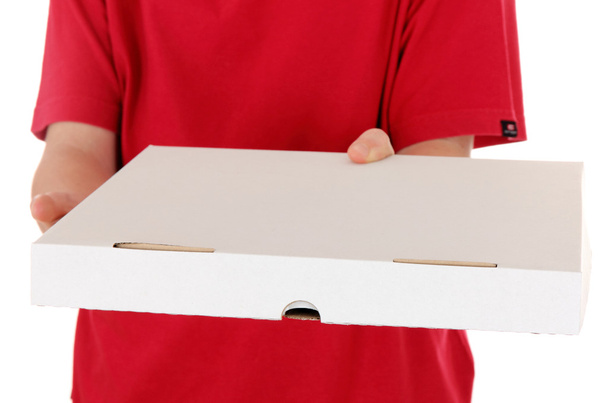 Delivery of pizza box - Fotó, kép
