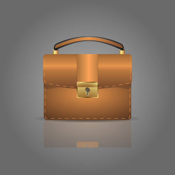 Icons luggage. Flat style. Suitcases and backpacks. Vector illustration. - Vector, imagen
