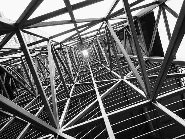 Teräsrakenne Arkkitehtuurin rakentaminen Abstrakti tausta
 - Valokuva, kuva