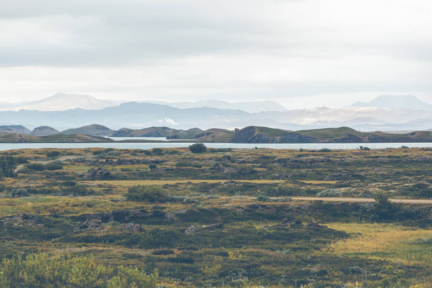 Skutustadagigar псевдократерів, Ісландія
 - Фото, зображення