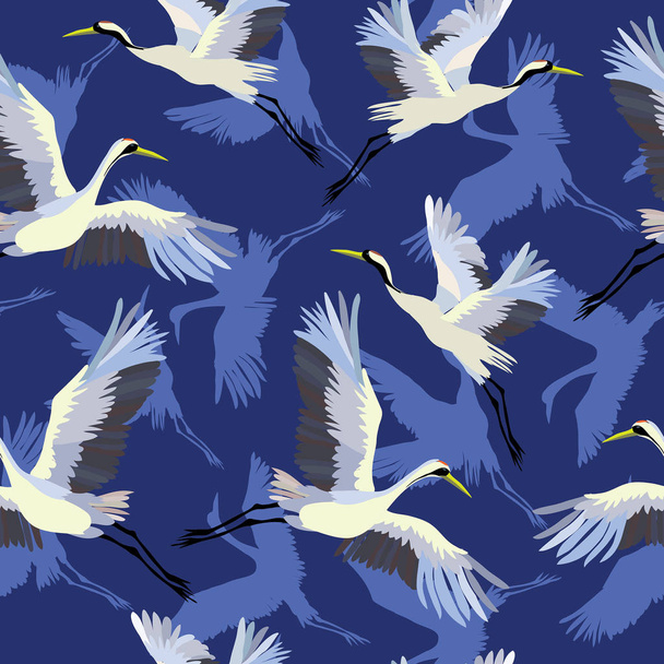 crane , pattern, vector, illustration - Vecteur, image