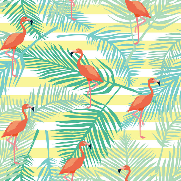 Flamingo, bird, vector, illustration - Вектор, зображення