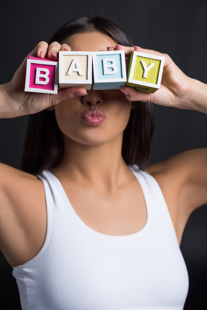 nő baby szó - Fotó, kép