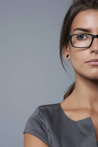 attractive woman in eyeglasses - Photo, Image