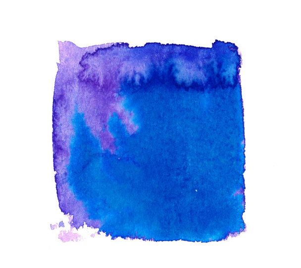 Szivárvány színek akvarell festék foltok háttér készlet - Fotó, kép
