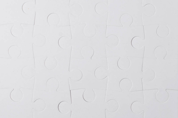 puzzle branco feito
 - Foto, Imagem