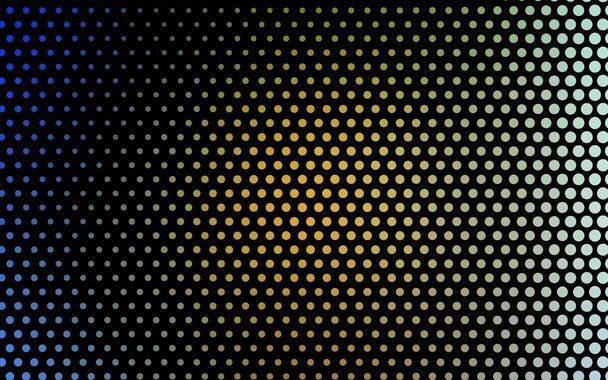 Light Blue, Yellow vector pattern with colored spheres.  - Vector, Image