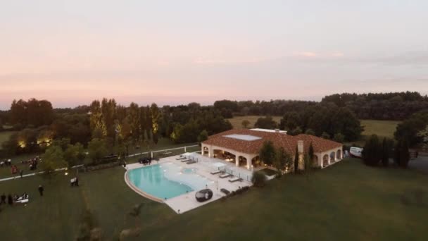 Luchtfoto van luxury resort  - Video