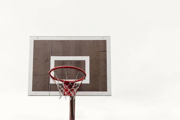 Basketballbrett und Basketballkorb selbst gemacht - Foto, Bild