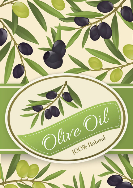 Contexte de l'huile d'olive
 - Vecteur, image