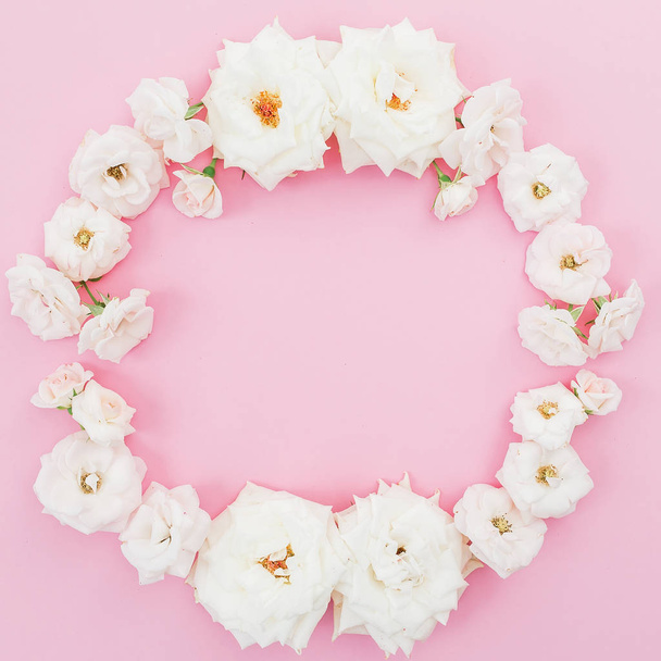 White roses,  flowers arrangement  - Photo, image