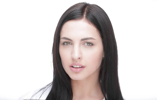 close-up face of a modern young woman - Fotó, kép