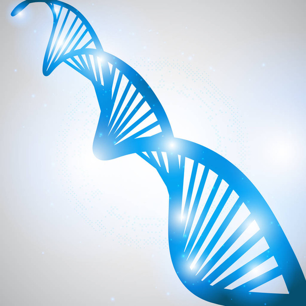 DNA molecule structure background - Vector, Image