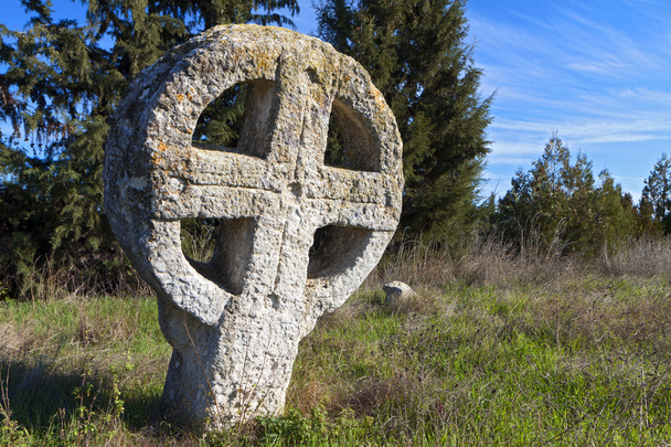 středověký hřbitov s keltské kříže v Evropě - Fotografie, Obrázek