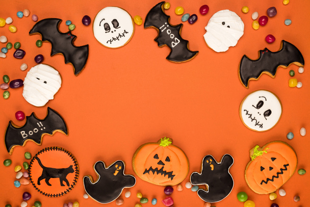 marco de galletas de Halloween
 - Foto, imagen