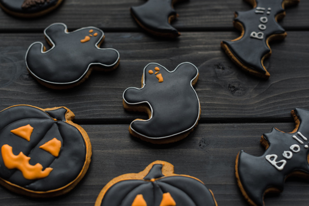 homemade halloween cookies - Fotoğraf, Görsel