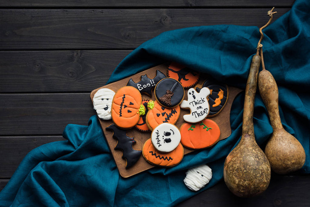 composición de las galletas de halloween
 - Foto, Imagen