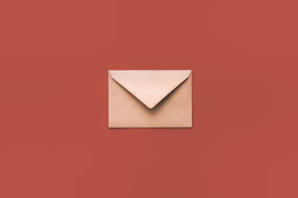 Christmas kraft envelope - Фото, изображение